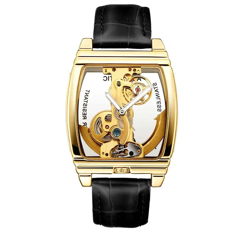 Transparent Turbillon Automatic Watch