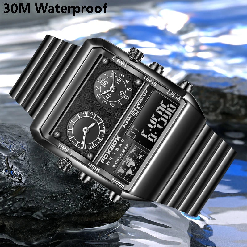FOXBOX Dual Display Watch