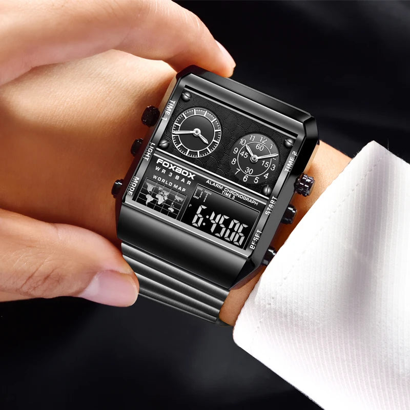 FOXBOX Dual Display Watch